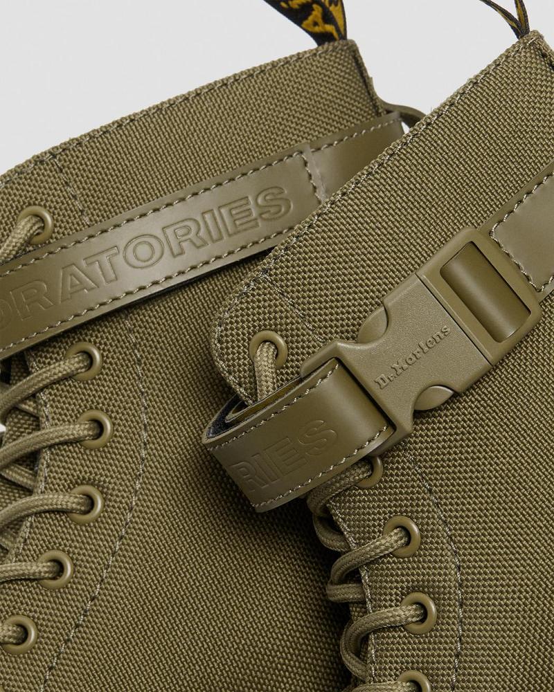 Dr Martens 1460 Futura Olive Páskové Snørestøvler Dame Olivengrøn | DK 162UZG